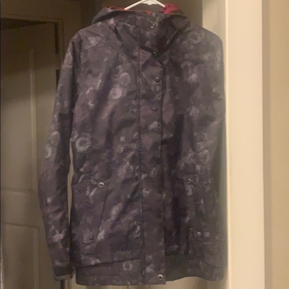 Roxy floral ski/snowboard jacket